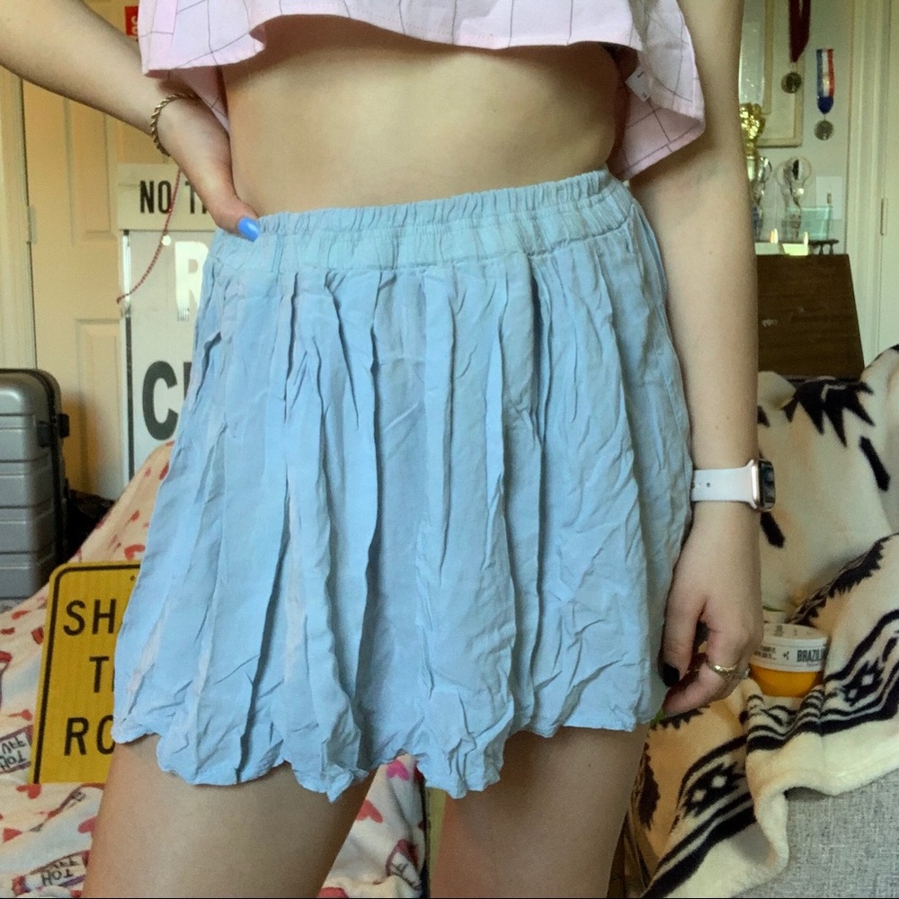 Brandy Melville blue mini skirt